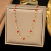 Wholesale Women's 18K Gold Geometric Irregular Chain Necklace With Real Gold Plating In The Furnace