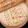 Wholesale Women's 18K Gold Geometric Irregular Chain Necklace With Real Gold Plating In The Furnace