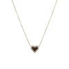 Wholesale Women's 18K Gold Plated Geometric Stainless Steel Heart Pendant Necklace
