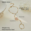 Wholesale Women's 18K Goldplated Stainless Steel Geometric Pattern Beaded Chain Bracelet