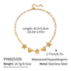 Wholesale Women's 18K Real Gold Plated Heartshaped Pendant Necklace With Paper Clip Chain In Sweet And Cool Style