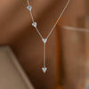 Wholesale Women's 18K Real Gold Plated Heartshaped Pendant Necklace With Tassel In Sporty Geometric Style