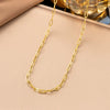 Wholesale Women's 18K Real Gold Plated Titanium Steel Stainless Steel Geometric Cross Pattern Necklace Bracelet With Sweet And Cool Style