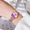 Wholesale Women's Leisure Alloy Case Steel Belt Quartz Watch With Round Dial And Ordinary Glass Mirror
