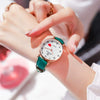 Wholesale Women's Leisure Quartz Watch With Metal Case Imitation Leather Strap And Round Dial