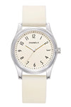 Wholesale Women's Leisure Quartz Watch With Plastic Case Stainless Steel Buckle And Silicone Strap Round Dial