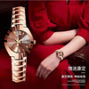 Wholesale Women's Leisure Tungsten Steel Color Round Dial Steel Strap Waterproof Watch