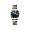 Wholesale Women's Leisure Tungsten Steel Color Round Dial Steel Strap Waterproof Watch