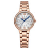 Wholesale Women's Leisure Waterproof Quartz Watch With Round Dial Stainless Steel Strap And Alloy Case