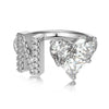 Wholesale Women's Letter Love Zircon Inlay 925 Sterling Silver Opening Adjustable Ring And Bracelet With Electroplating