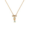 Wholesale Women's Light Luxury Animal Zodiac Stainless Steel Electroplated Pendant Necklace