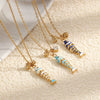 Wholesale Women's Light Luxury Animal Zodiac Stainless Steel Electroplated Pendant Necklace