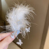 Wholesale Women's Light Luxury Bow Feather Handmade Ear Bone Clip Earrings