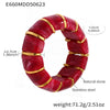 Wholesale Women's Light Luxury Candy Color Natural Stone And 316L Stainless Steel Elastic Rope Bracelet With Geometric Shape And Electroplating Design