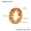 Wholesale Women's Light Luxury Candy Color Natural Stone And 316L Stainless Steel Elastic Rope Bracelet With Geometric Shape And Electroplating Design