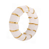 Wholesale Women's Light Luxury Candy Color Natural Stone And 316L Stainless Steel Elastic Rope Bracelet With Geometric Shape And Electroplating Design