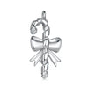 Wholesale Women's Light Luxury Christmas Series 925 Sterling Silver Jewelry With Gingerbread Man Pendant And Cross Chain Electroplated