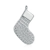 Wholesale Women's Light Luxury Christmas Series 925 Sterling Silver Jewelry With Gingerbread Man Pendant And Cross Chain Electroplated