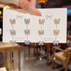 Wholesale Women's Light Luxury Copper Bow Tassel Earrings With Zirconia
