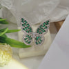 Wholesale Women's Light Luxury Copper Butterfly Ring With Animal Pattern And Electroplating Process