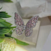 Wholesale Women's Light Luxury Copper Butterfly Ring With Animal Pattern And Electroplating Process