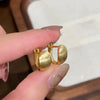 Wholesale Women's Light Luxury Copper Electroplated Flower Shaped Earrings With Silver Needle Sequins