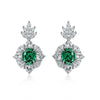 Wholesale Women's Light Luxury Copper Flower Earrings