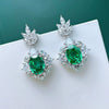 Wholesale Women's Light Luxury Copper Flower Earrings