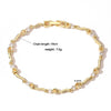 Wholesale Women's Light Luxury Copper Inlaid Colored Diamond Water Drop Petal Fruit Flower Patterned Zirconia Hand Jewelry Bracelet