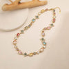 Wholesale Women's Light Luxury Copper Jewelry With Inlaid Color Diamond And Geometric Pattern In Oval And Square Shapes