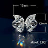 Wholesale Women's Light Luxury Copper Ring With Dropshaped Bow And Zircon Design