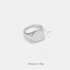 Wholesale Women's Light Luxury Copper Ring With Geometric Pattern And Electroplating Treatment