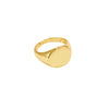 Wholesale Women's Light Luxury Copper Ring With Geometric Pattern And Electroplating Treatment