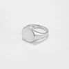 Wholesale Women's Light Luxury Copper Ring With Geometric Pattern And Electroplating Treatment