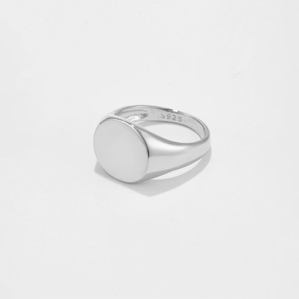 Wholesale Women's Light Luxury Copper Ring With Geometric Pattern And Electroplating Treatment