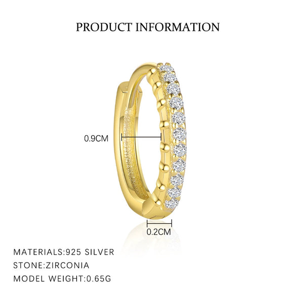 Wholesale Women's Light Luxury Dropshaped Zircon Inlaid 925 Sterling Silver Earrings Natural Style