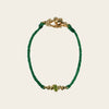 Wholesale Women's Light Luxury Electroplated Copper Bracelet With Zircon Pendant And Twist Chain Pattern