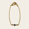 Wholesale Women's Light Luxury Electroplated Copper Bracelet With Zircon Pendant And Twist Chain Pattern