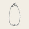 Wholesale Women's Light Luxury Electroplated Copper Bracelet With Zircon Pendant And Twist Chain Pattern
