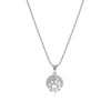 Wholesale Women's Light Luxury Elegant Highend Rotatable Super Flash Zircon Clavicle Chain Necklace Alloy Copper Geometric Electroplating