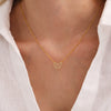 Wholesale Women's Light Luxury Exquisite Stainless Steel Necklace With Colorful Zircon Butterfly Pendant Geometric Pattern Electroplating