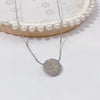 Wholesale Women's Light Luxury Fashion Versatile Titanium Steel Necklace With Geometric Pattern And Polish Finish