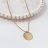 Wholesale Women's Light Luxury Fashion Versatile Titanium Steel Necklace With Geometric Pattern And Polish Finish
