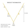 Wholesale Women's Light Luxury Flower Petal Zirconium 925 Sterling Silver Cross Chain Necklace