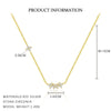 Wholesale Women's Light Luxury Flower Petal Zirconium 925 Sterling Silver Cross Chain Necklace
