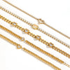 Wholesale Women's Light Luxury Geometric And Heart Shape Stainless Steel Vacuum Plated Bracelet