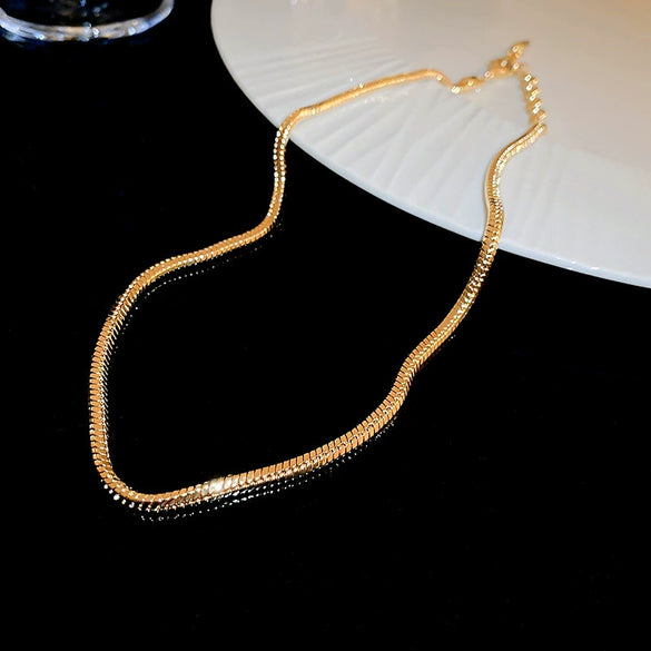 Wholesale Women's Light Luxury Geometric Animal Copper Alloy Real Gold Electroplated Fritillary Butterfly Pearl Necklace