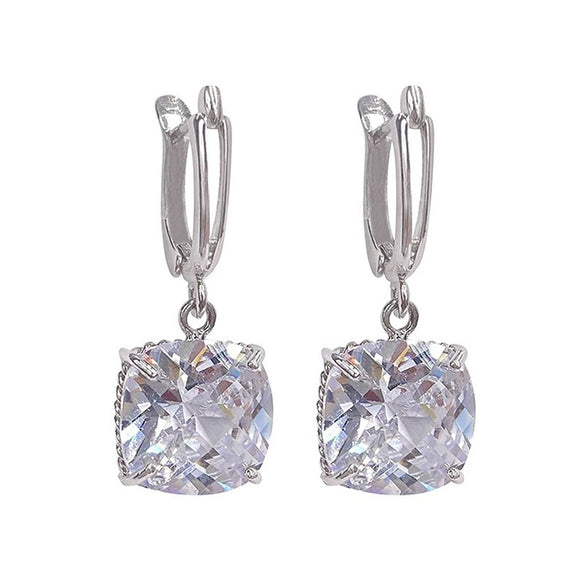 Wholesale Women's Light Luxury Geometric Copper Earrings