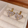 Wholesale Women's Light Luxury Geometric Copper Electroplated Earrings