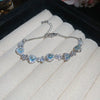 Wholesale Women's Light Luxury Geometric Copper Plastic Zircon Bracelet